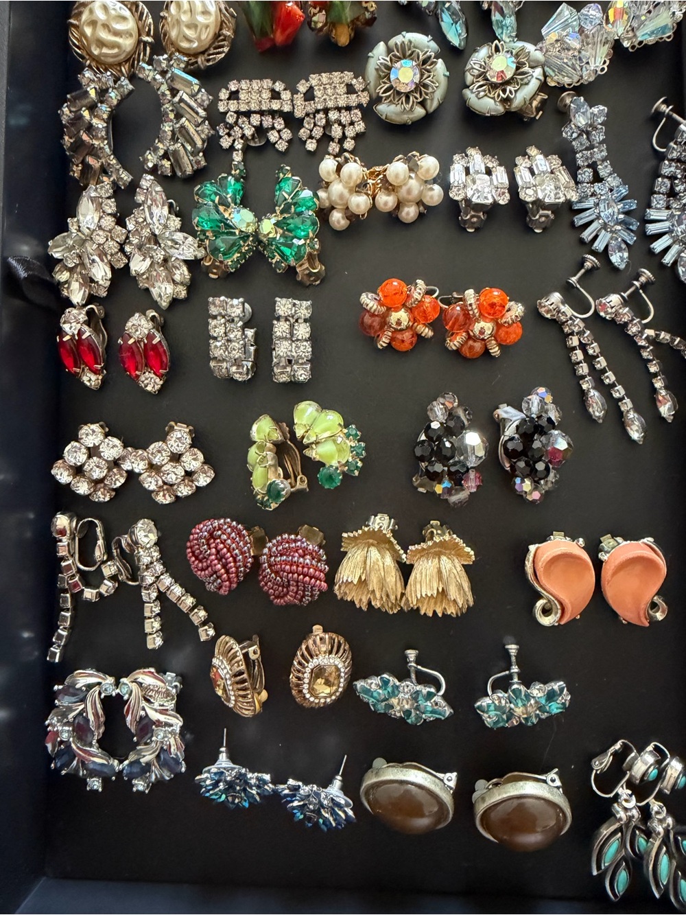 Vintage Earrings & Clip-On Earrings Lot